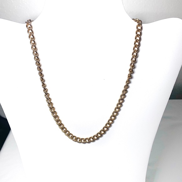 5/$20 Minimalist gold plated curb chain necklace, new - Picture 4 of 7